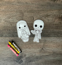 Load image into Gallery viewer, Single Reusable Colouring Dolls