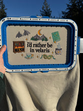 Load image into Gallery viewer, I’d Rather Be in Velaris an ACOTAR Inspired Embroidered Crewneck Sweatshirt
